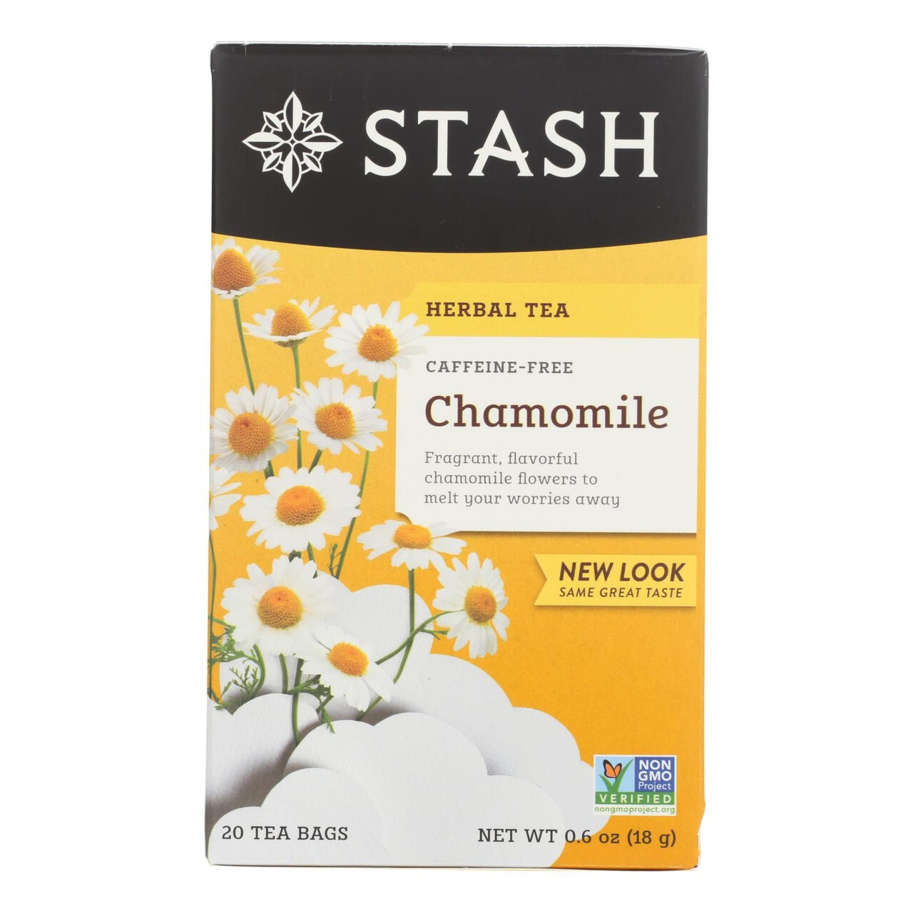 Stash Tea - Herbal - Chamomile - 20 Bags - Case Of 6 Tea